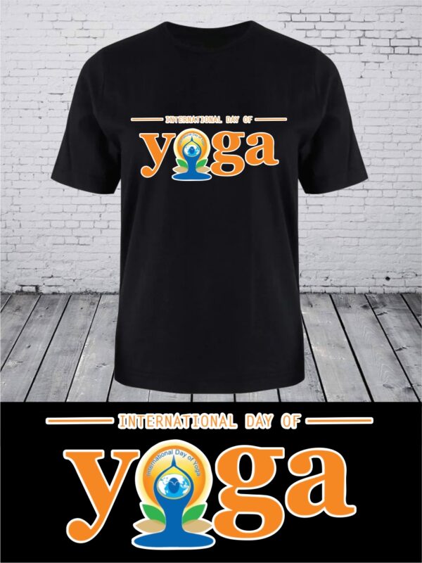 Yoga Day T-shirt - Unisex Graphic Printed Tees